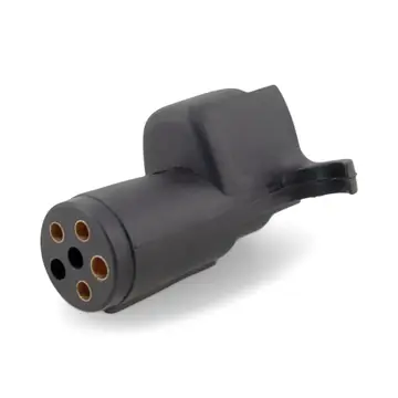 6 Pin Round to 4 Flat Trailer Adapter