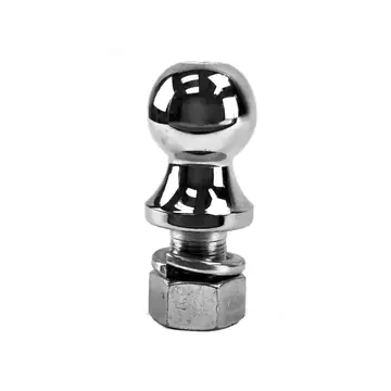 Trailer Ball Chrome 2 5/16 inch x 1 1/4 inch Shank 10K Capacity