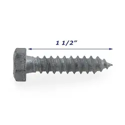 Galvanized Steel Trailer Lag Screw Only 5/16 inch x 1 1/2 inch