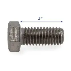 Stainless Steel Trailer Bolt Only 7/16 inch x 1 inch