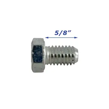 Zinc Plated Trailer Bolt Only 3/8 inch x 5/8 inch