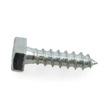 Zinc Plated Steel Trailer Lag Screw Only 1/4 inch x 1 inch