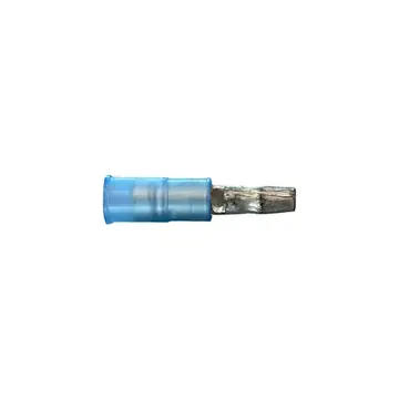 Blue Vinyl Insulated Male .156" Bullet Connector Plug fits 16-14 Gauge Wire