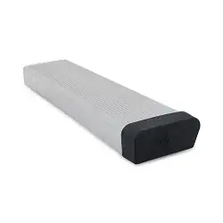 Aluminum Boat Trailer Round Fender Mount and Step Pad with Cap Left Hand 15 1/2 Inch