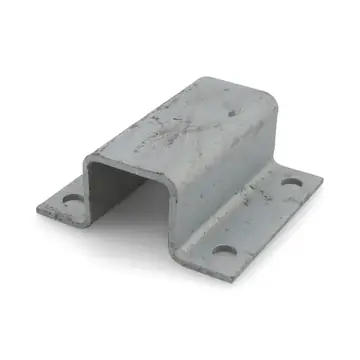 2 inch Galvanized Boat Trailer Hat Bracket Support