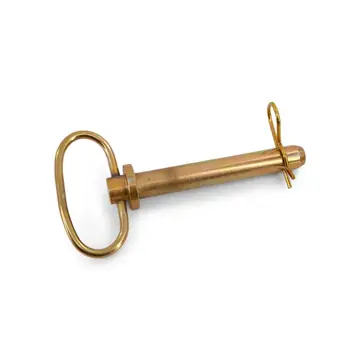 Zinc Plated Trailer Hitch Pin With Pull Handle 3/4" x 4 1/4"