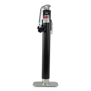 RAM Trailer Jack 3,000lb Capacity Top Wind Round Pipe Mount