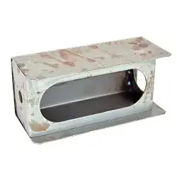 Steel Trailer Light Box for 6" Oval Brake Lights and 2" Round Side Marker Light