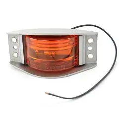 Trailer Incandescent Side Marker Light Amber Armored