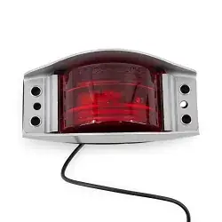 Trailer Incandescent Side Marker Light Red Armored