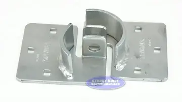 Trimax Trailer Door Hasp Plates Securing 2 Piece System for Trailer Locks