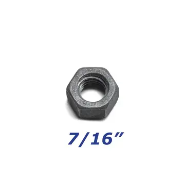 Galvanized Hex Nut 7/16 inch for Trailer Bolts and U-Bolts