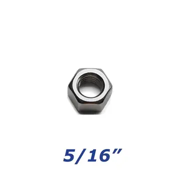 Zinc Plated Hex Nut 5/16-18 inch for Trailer Bolts and U-Bolts