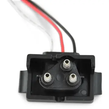 Trailer Light Connector 3 Prong Plug 10 inch Wires for Tail Lights