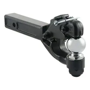 Pintle Hook Combo 2 5/16 Ball 12,000lb Rating, 2 x 2 Diameter Shank