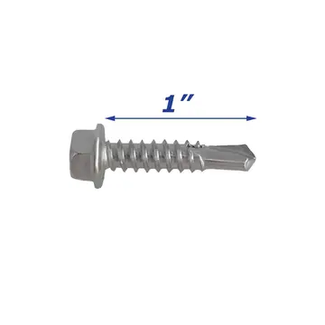 Stainless Steel 12 x 1 Hex HD Screw