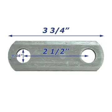 Leaf Spring Shackle Steel 2 1/2 inch Long