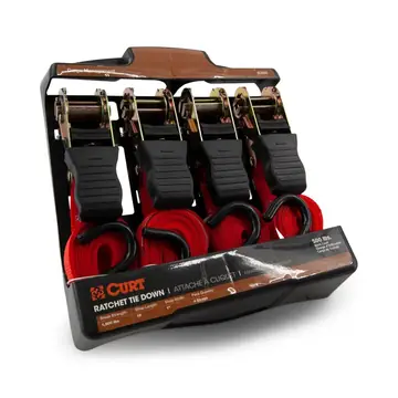Ratchet Straps 4-Pack 16 Foot 500/1500lbs
