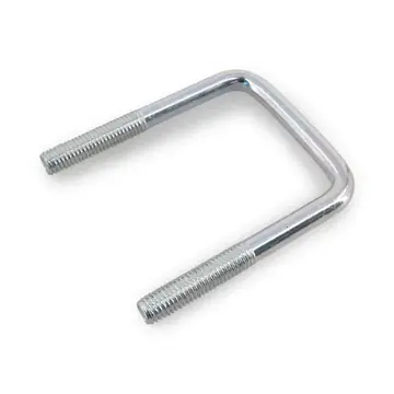 Zinc Plated Square Trailer U-Bolt Only 1/2 inch x 3 1/16 inch x 5 5/16 inch