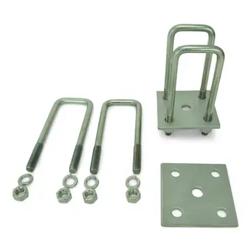Trailer Leaf Spring Stainless Steel U-Bolt Kit Fits 2 x 3 Axles 6 ¼ in
