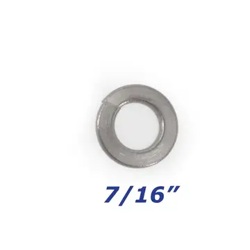 Zinc Plated Lock Washer 7/16 inch for Trailer Bolts and U-Bolts