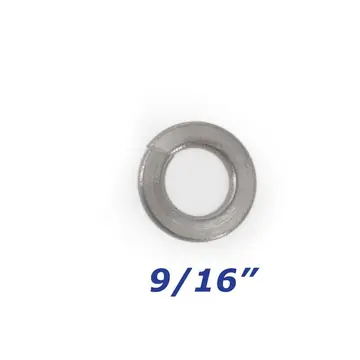 Zinc Plated Lock Washer 9/16 inch for Trailer Bolts and U-Bolts