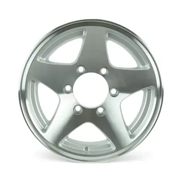 15 inch 6 Lug Aluminum 5 Star Trailer Wheel