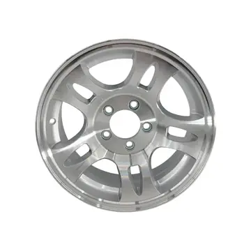 15 inch 5 Bolt 5 on 4 1/2 Aluminum Split Spoke Trailer Wheel
