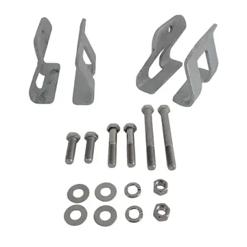 Boat Trailer I Beam Clamps Guide Pole Mounting Bracket Kit with Stainless Bolts