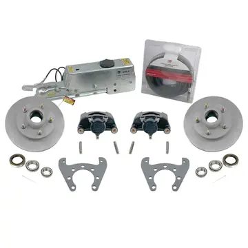 Dexter Marine 9.6 inch Vented Integral Single Axle Disc Brake Kit w/ Actuator