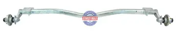 Galvanized Torsion Axle 3500lb Capacity 94 inch Hub Face For 80 inch I Beam Trailer Frame