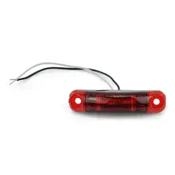 LED Boat Trailer Sidemarker Light Red Submersible S18