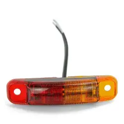 LED Boat Trailer Fender Light Bi-Color Amber Red Submersible S91