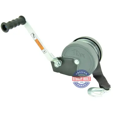 Dutton Lainson 1900lb DLX Boat Trailer Winch with Winch Strap