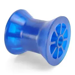 3 inch Blue Polyvinyl Bow Roller for Boat Trailer Winch Post