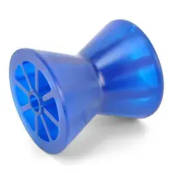 4 inch Blue Polyvinyl Bow Roller for Boat Trailer Winch Post