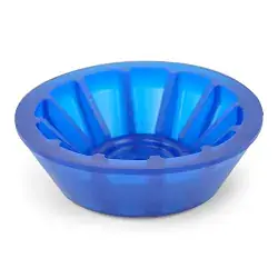 3 inch Blue Poly Vinyl Boat Trailer Bow Roller End Bell