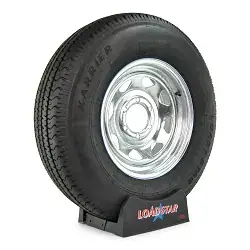 Trailer Tire ST235/80R16 on Galvanized Wheel 6 Lug by Loadstar