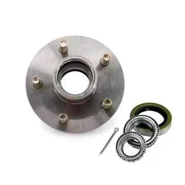 Stainless Steel 5 Lug Boat Trailer Hub with Bearings for 3500lb Axle