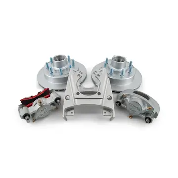 Rockwell American/Alko Integral Disc Brake Kit Dacromet Coat 13 inch 8 Lug 9/16" Studs 7,000lb Axles 13 inch