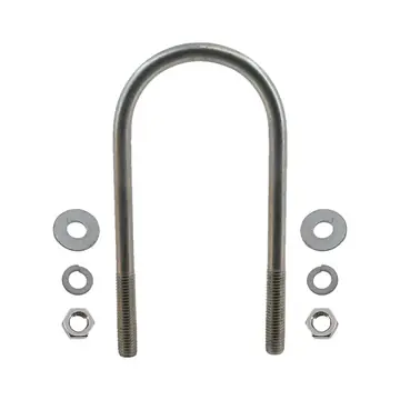 Zinc Plated Round Trailer U-Bolt 1/2 inch x 3 inch x 7 inch