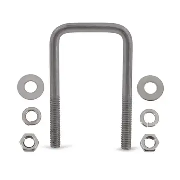 Stainless Steel Trailer U-Bolt 3/8 inch x 2 1/16 inch x 3 7/8 inch