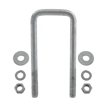 Galvanized Square Trailer U-Bolt 1/2 inch x 2 5/16 inch x 5 13/16 inch