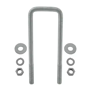 Galvanized Square Trailer U-Bolt 1/2 inch x 2 5/16 inch x 7 1/4 inch