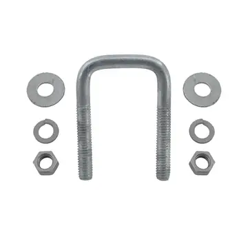 Galvanized Square Ubolt 3/8 inch x1 9/16 inch x 2 1/2 inch