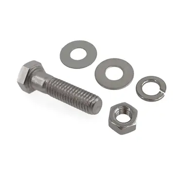 3/8 inch Diameter by 1 1/2 inch Long Stainless Steel Bolt