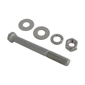 3/8 inch Diameter by 3 1/2 inch Long Stainless Steel Bolt