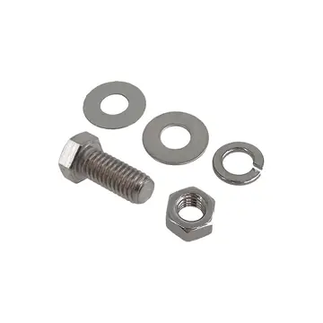 7/16 inch Diameter by 1 inch Long Stainless Steel Bolt