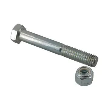 1/2 inch Diameter by 3 1/2 inch Long Zinc Plated Trailer Bolt