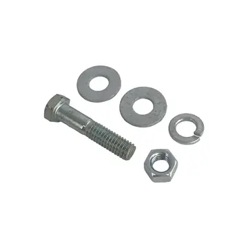 3/8 inch Diameter by 1 3/4 inch Long Zinc Plated Trailer Bolt